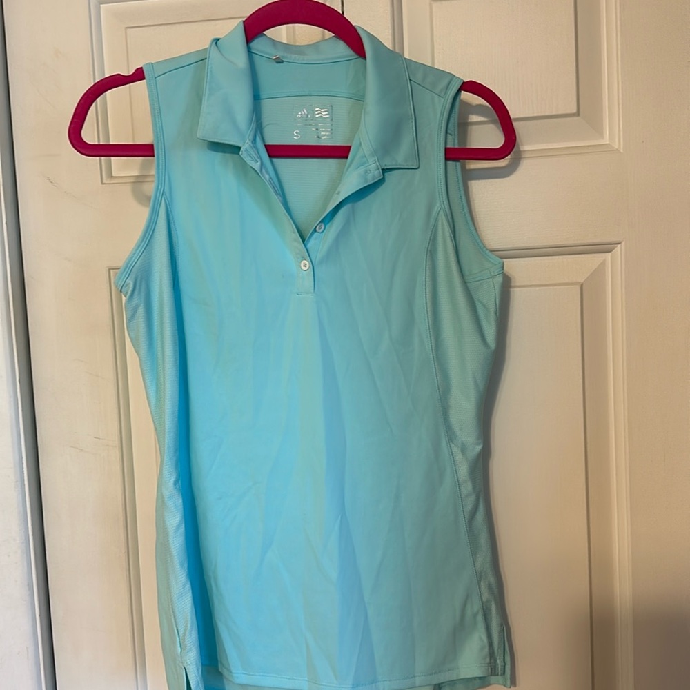 Women’s Sleeveless Adidas’s Golf Polo Small